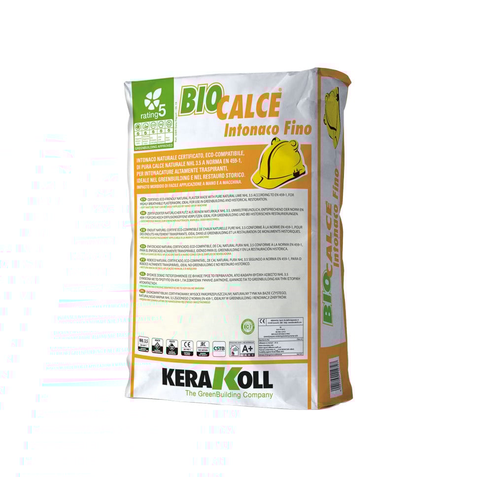 Kerakoll Biocalce Intonaco Fino Fijnpleister  | 25 kg