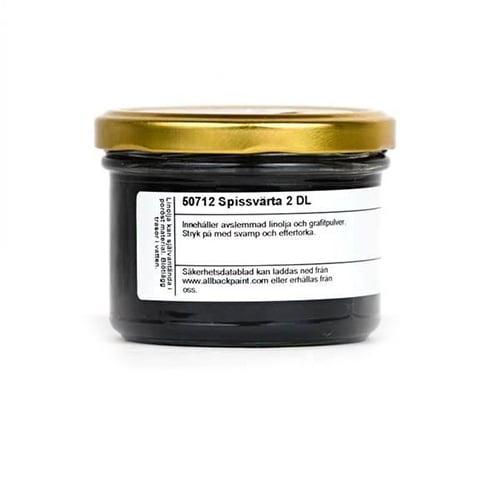 Allbäck Lijnolieverf kachelzwart